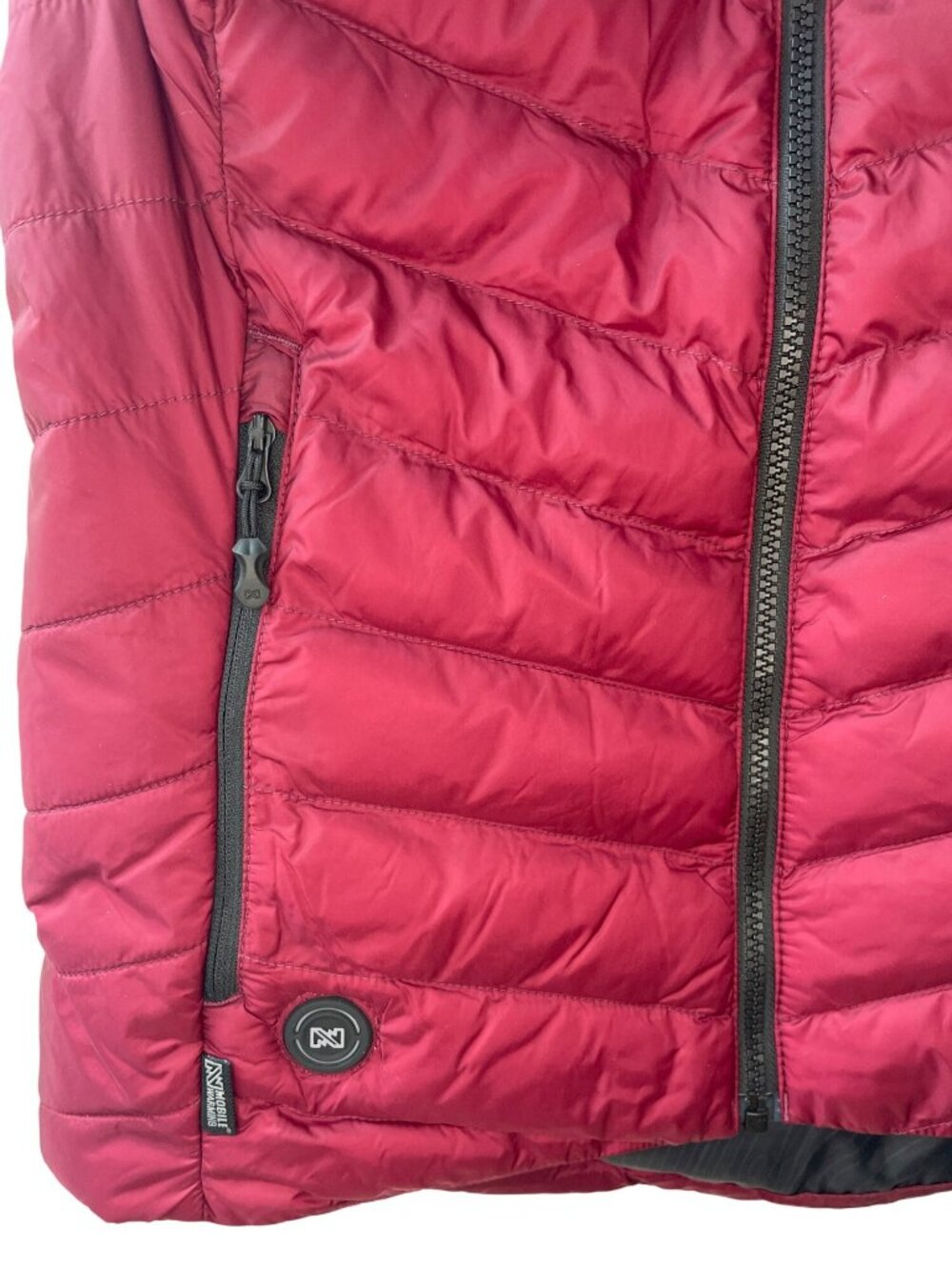 Mobile Warming Heated Vest Backcountry Xtera 7.4V Burgundy MD Wmn's Sz M $180NWT - Picture 2 of 8
